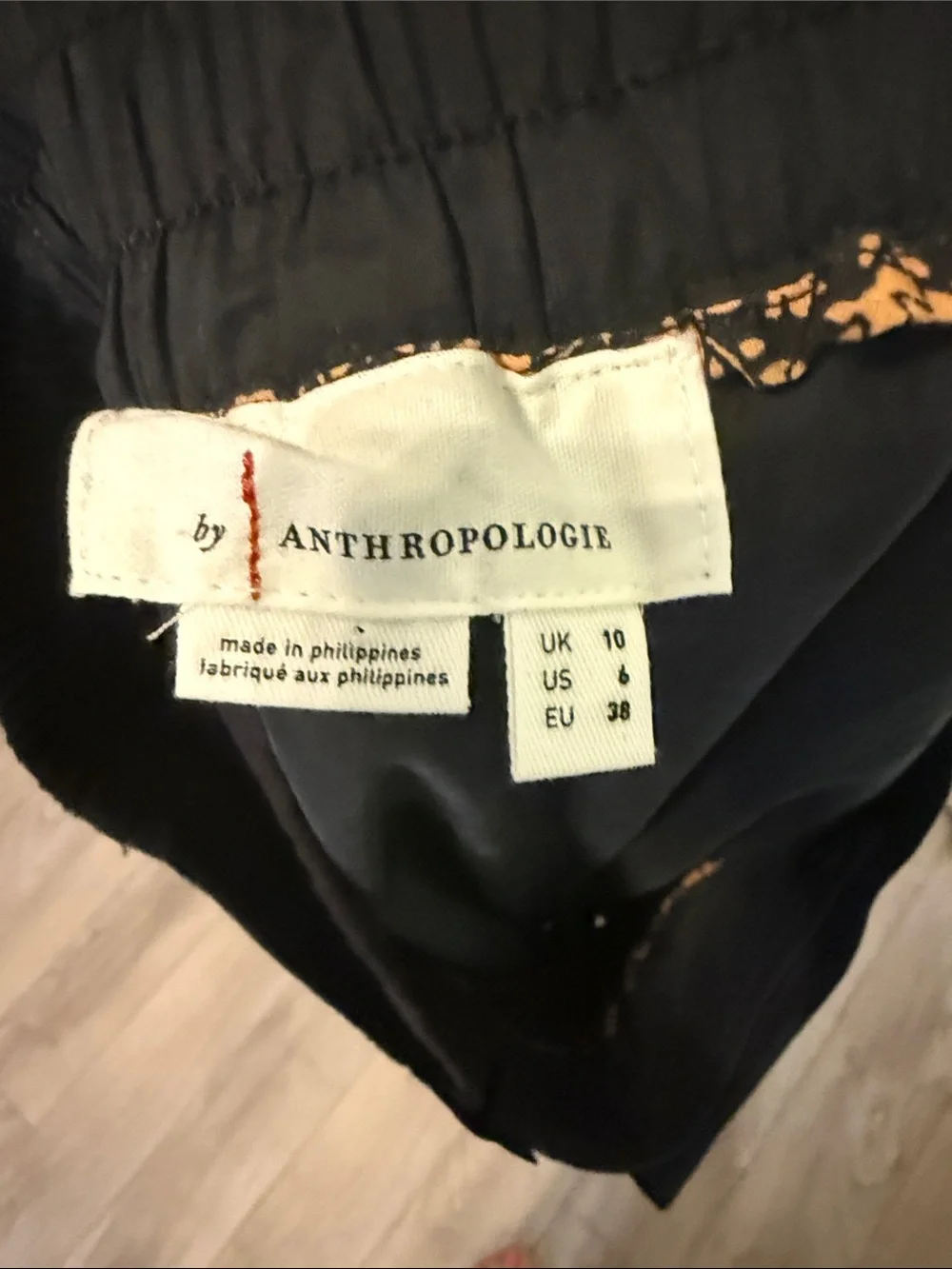 Anthropologie High-Waist Black Tailored Shorts